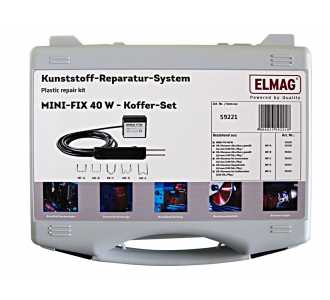 ELMAG Kunststoff-Reparatur-System MINI-FIX 40W - SET im Koffer