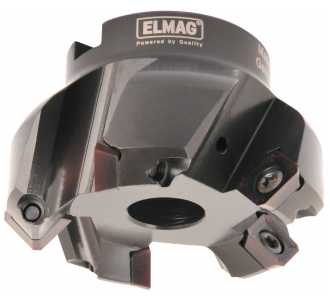 ELMAG Planfräser 45° DM 125mm, 7-Schneiden, Aufnahme 40mm