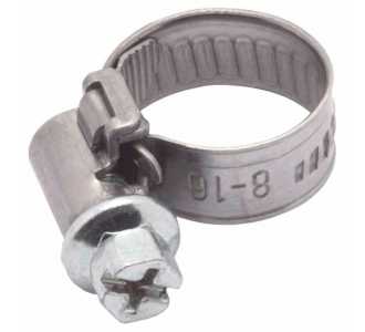 ELMAG Schlauchklemme mit Sechskantansatz, 8-16 mm, 2 Stk. Packung - SB