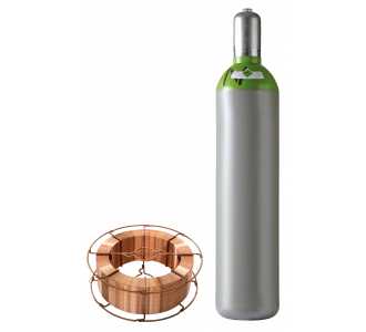 ELMAG STAHL-SET-Mischgas-20lt.-SG2/G3Si 1-1,0mm/15kg
