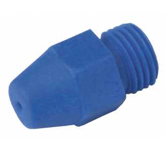 ELMAG Standarddüse Kunststoff blau Ø 1,5 mm, AG M12x1,25, für Ausblaspistolen