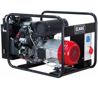 ELMAG Stromerzeuger SEB 12054WDE-AVR-IP54-DGUV-B, mit HONDA-Motor GX630 mit Elektrostart und wartungsfreier Batterie