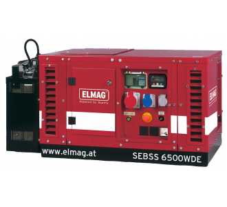 ELMAG Stromerzeuger SEBSS 12000WDE-AVR-DSE3110, mit HONDA-Motor GX630 mit Elektrostart und AVR-Regelung (super-schallgedämmt)