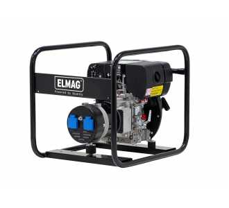ELMAG Stromerzeuger SED 3000W-AVR, mit HATZ-Motor 1B20 und AVR-Regelung