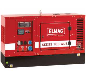 ELMAG Stromerzeuger SEDSS 133WDE-AVR-DSE4520, mit KUBOTA-Motor D902 (super-schallgedämmt)