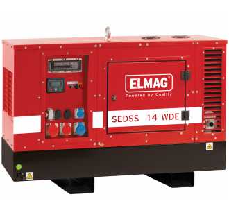 ELMAG Stromerzeuger SEDSS 14WDE-AVR-DSE4520, mit KUBOTA-Motor D1703M (super-schallgedämmt)