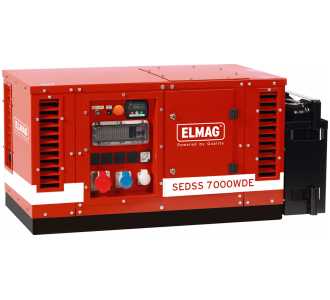 ELMAG Stromerzeuger SEDSS 7000WDE-AVR-DSE3110, mit HATZ-Motor 1B40 (super-schallgedämmt)