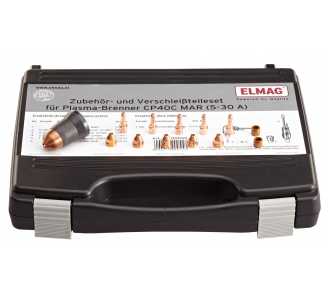ELMAG Zubehör- und Verschleißteileset, für Plasma-Brenner CP40 MAR (5-30 Amp.) zu Power Plasma 3035/Mbr/