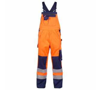 ENGEL Latzhose Safety+ 3235, EN 20471 Gr. 102 orange/marine
