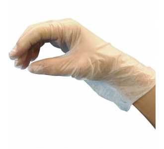 Clear-Fit PVC Handschuhe transparent, Gr. L