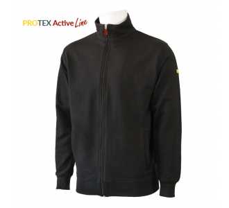 ESD-ProTEX Sweatshirt-Jacke Active EP10031 Gr. 4XL schwarz