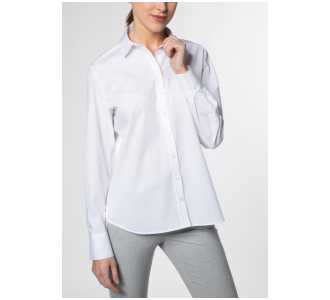 Eterna Bluse Chambray Stretch Comfort Fit D780 5003, Gr. 36 weiß