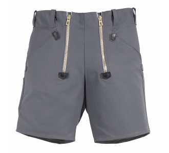 FHB WIM Zunft-Shorts Rips-Moleskin, grau, Gr. 40