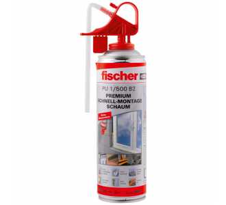Fischer 1K-Schnell-Montageschaum PU 1/500 ml B2 beige