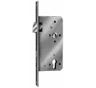 KFV Einsteckschloss für Haustür, Stulpbreite 22 mm, Dornmaß 65 mm, DIN links