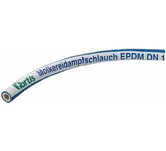 Fortis Molkereidampfschlauch EPDM, blau, 13x5,0mm, 40m