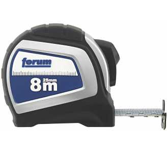 Forum Taschenbandmaß Autolock 8mx25mm weiß