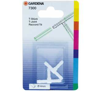 Gardena T-Stück für 4 mm-Schlauch, 2 Stk.