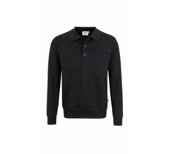 HAKRO Pocket-Sweatshirt Premium schwarz, XS