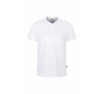 HAKRO V-T-Shirt Classic Herren #226 Gr. M weiß