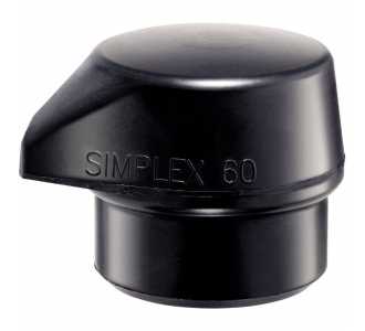 Halder SIMPLEX-Einsatz, Gummikomposition, schwarz, Standfuß, 60 mm