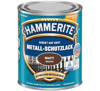 HAMMERITE Metallschutz-Lack 750 ml matt braun