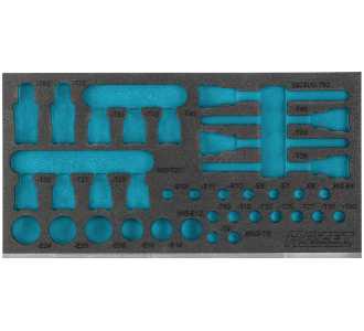 Hazet 2-Komponenten Weichschaum-Einlage für Art.Nr. 163-587/35, 1/3 (342 x 172 mm)