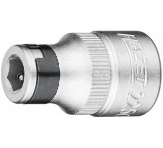 Hazet Adapter, Vierkant hohl 12,5 mm (1/2"), Sechskant hohl 8 mm (5/16"), 36 mm lang