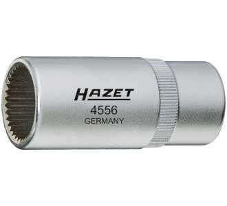 Hazet Druckventilhalter-Werkzeug, Vierkant hohl 12,5 mm (1/2"), Außen-Vielzahn Profil, 17.9 x 20 mm