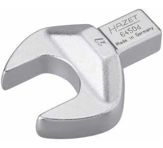 Hazet Einsteck-Maulschlüssel, Einsteck-Vierkant 14 x 18 mm, Außen-Sechskant Profil, 27 mm