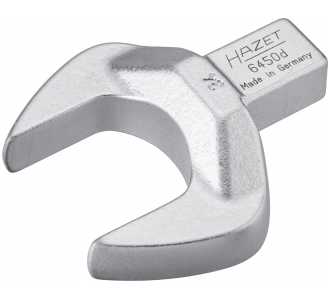 Hazet Einsteck-Maulschlüssel, Einsteck-Vierkant 14 x 18 mm, Außen-Sechskant Profil, 34 mm