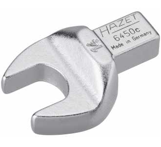 Hazet Einsteck-Maulschlüssel, Einsteck-Vierkant 9 x 12 mm, Außen-Sechskant Profil, 14 mm