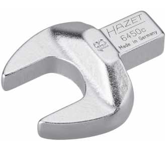 Hazet Einsteck-Maulschlüssel, Einsteck-Vierkant 9 x 12 mm, Außen-Sechskant Profil, 18 mm