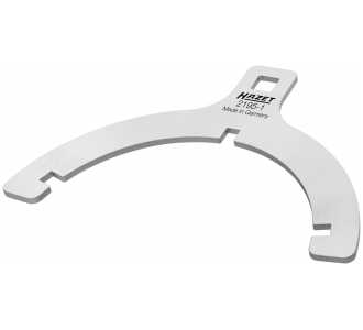 Hazet Kartuschen-Schlüssel, Vierkant hohl 12,5 mm (1/2"), Rillenprofil, 192 mm