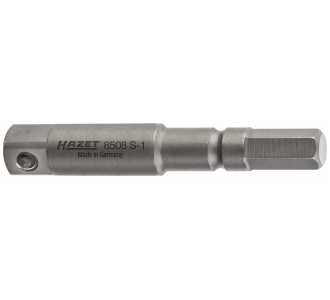 Hazet Schlag-, Maschinenschrauber Adapter, Sechskant massiv ISO 1173-A 5,5, Vierkant massiv 6,3 mm (1/4")