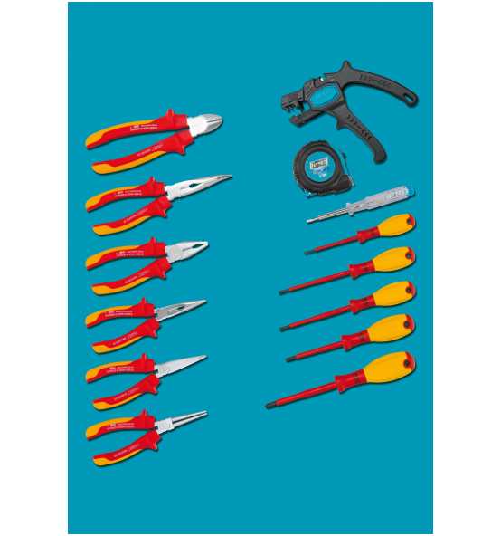 Hazet Werkzeug Sortiment, schutzisoliert, Anzahl Werkzeuge: 14