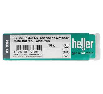 Heller HSS-Co Cobalt-Edelstahlbohrer DIN 338 RN Ø 5,9 x 57/93 mm
