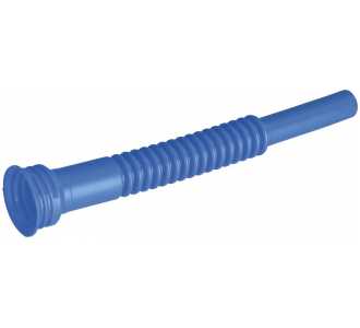 Hünersdorff Auslaufrohr flexibel HD-PE blau L265 mm
