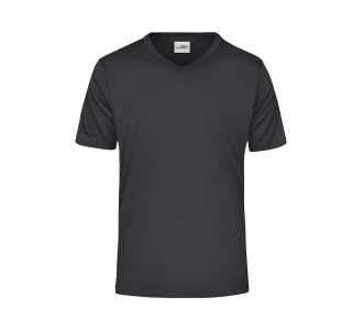 James & Nicholson Herren T-Shirt Active-V JN736 Gr. 2XL black