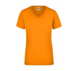 James & Nicholson T-Shirt in Signalfarben Damen JN1837 Gr. S neon-orange