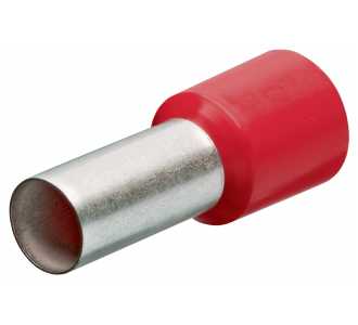 Knipex Aderendhülsen mit Kunststoffkragen je 200 Stück, rot, 1 mm²