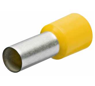 Knipex Aderendhülsen mit Kunststoffkragen je 50 Stück, gelb
