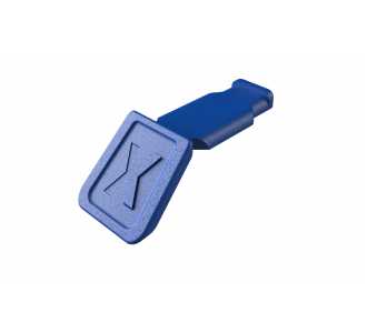 Knipex ColorCode Clips blau (10 Stück) 21 mm