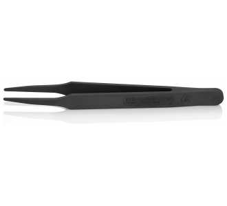 Knipex Kunststoffpinzette, ESD glatt, 115 mm, Spitzenbreite 2 mm