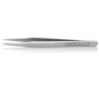 Knipex Mini-Präzisionspinzette Glatt 80 mm, Spitzenbreite 0.13 mm