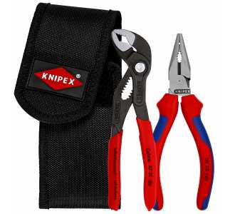 Knipex Mini-Zangenset in Werkzeuggürteltasche 1 x 08 22 145, 1 x 87 01 150