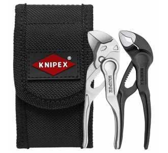 Knipex Mini-Zangenset XS in Gürteltasche 1 x 87 00 100, 1 x 86 04 100
