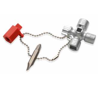 Knipex Schaltschrankschlüssel für gängige Schränke und Absperrsysteme 44 mm