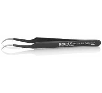Knipex Universalpinzette, ESD glatt, 118 mm, Spitzenbreite 0.3 mm
