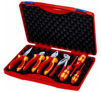 Knipex Werkzeug-Box "RED" Elektro Set 2 7-tlg.